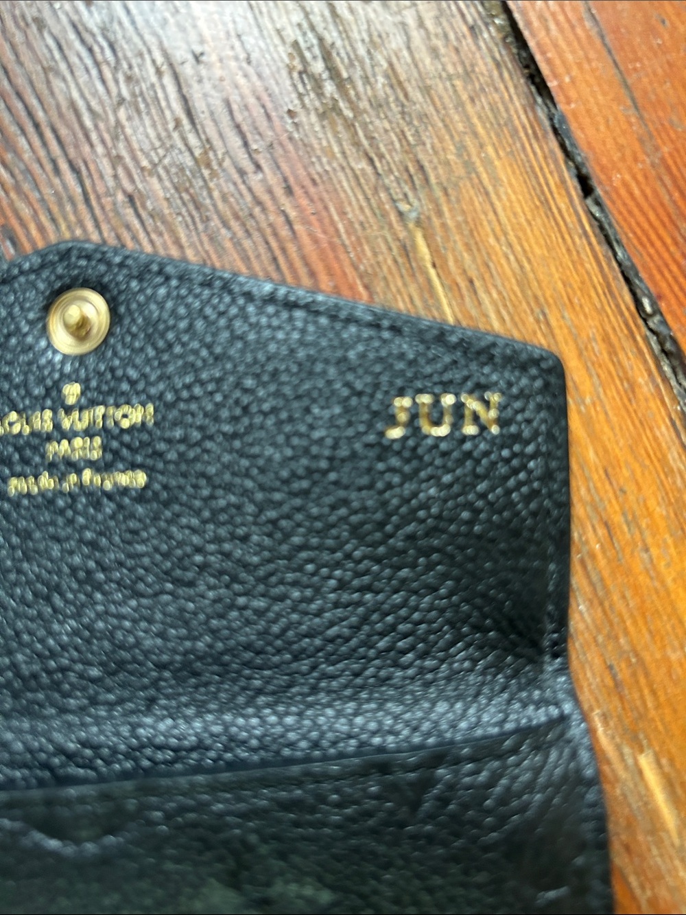 Louis Vuitton Monogram Empreinte Pochette Cles Coin Purse Black Noir - Picture 8 of 12